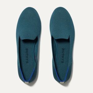 ROTHY’S The Loafer in Deep Emerald size 9 EUC